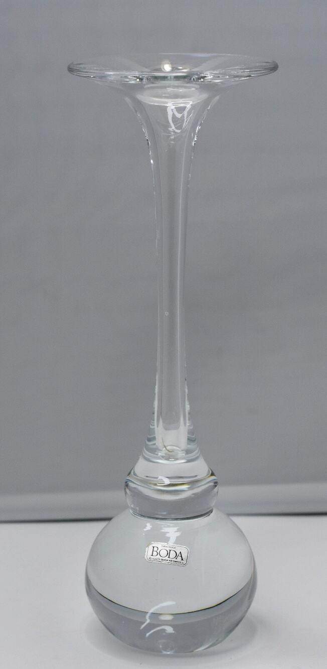 MCM Kjell Engman Kosta Boda Bottle Neck Trumpet Bud Vase